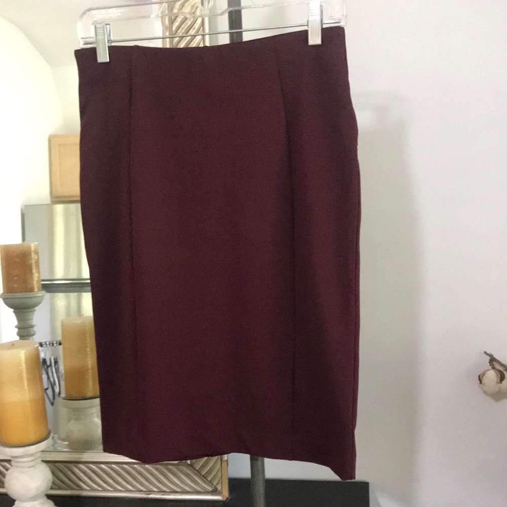 Ann Taylor Factory Purple Pencil Skirt for Work